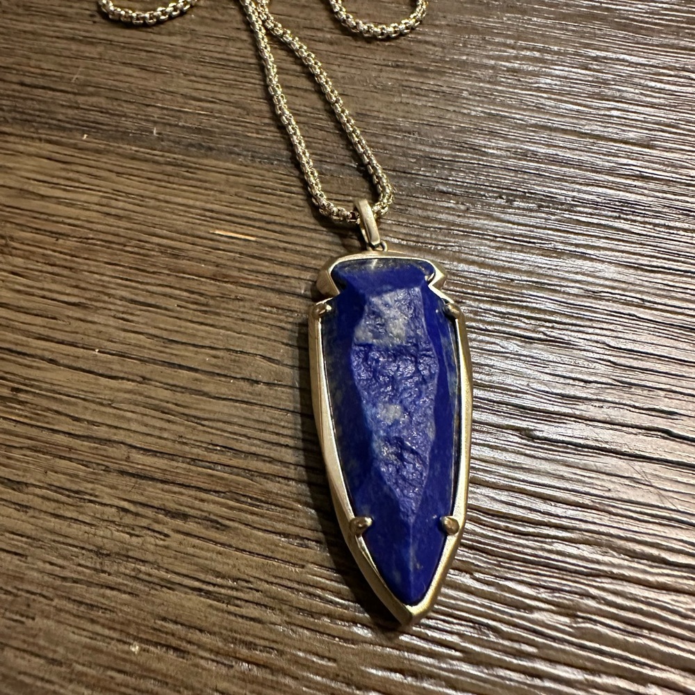 Kendra Scott Skylar Vintage Long Drop Necklace